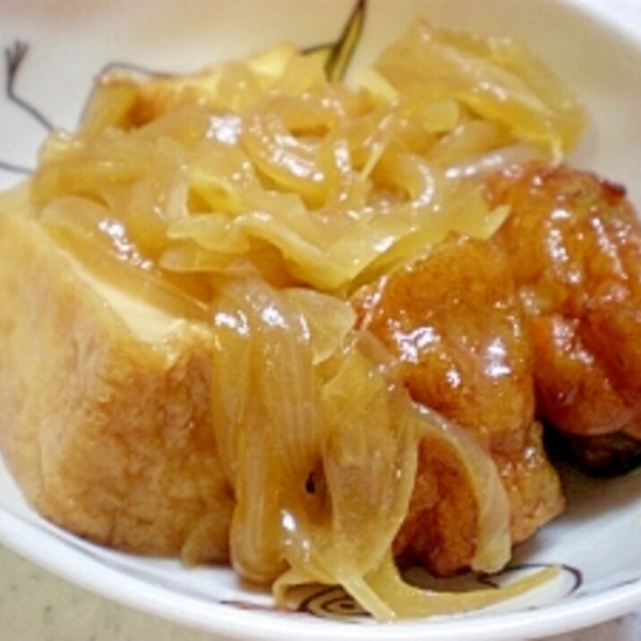 厚揚げと野菜天の煮込み